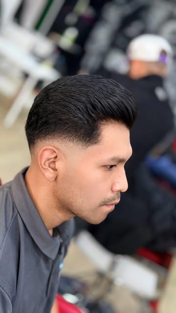 Side part con low fade